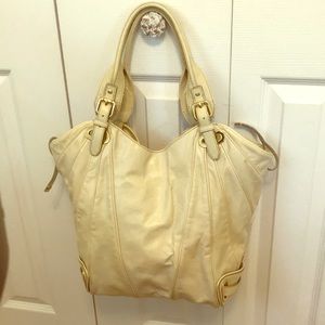 Kooba off-white leather shoulder bag